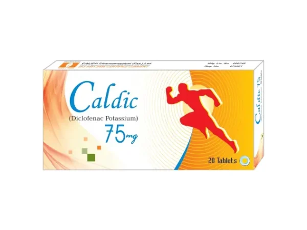 Caldisc Caldic 75mg Tablets in Pakistan | Diclofenac Potassium | Caliph Pharma