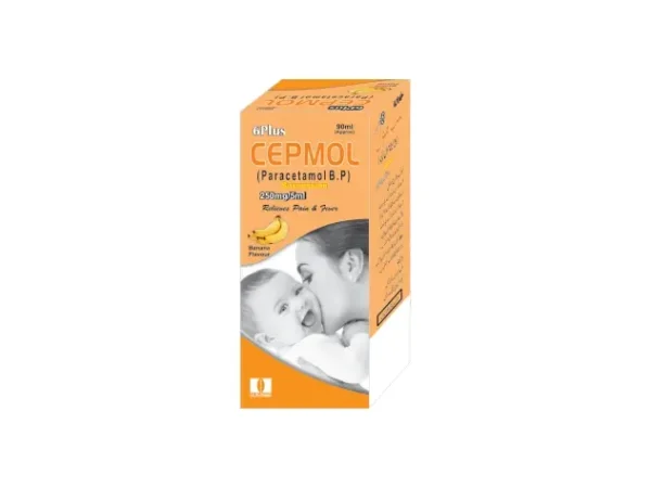Cepmol 6 Plus Suspension — Paracetamol 250 mg Syrup in Pakistan